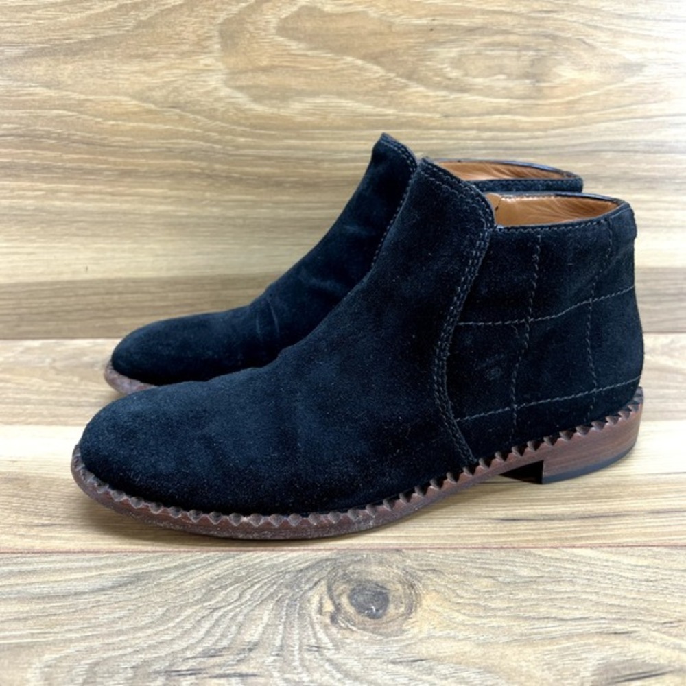 Marc Jacobs Ankle Boots Women 6 36 Black Suede Ankle Zip Boot Casual Minimalist‎